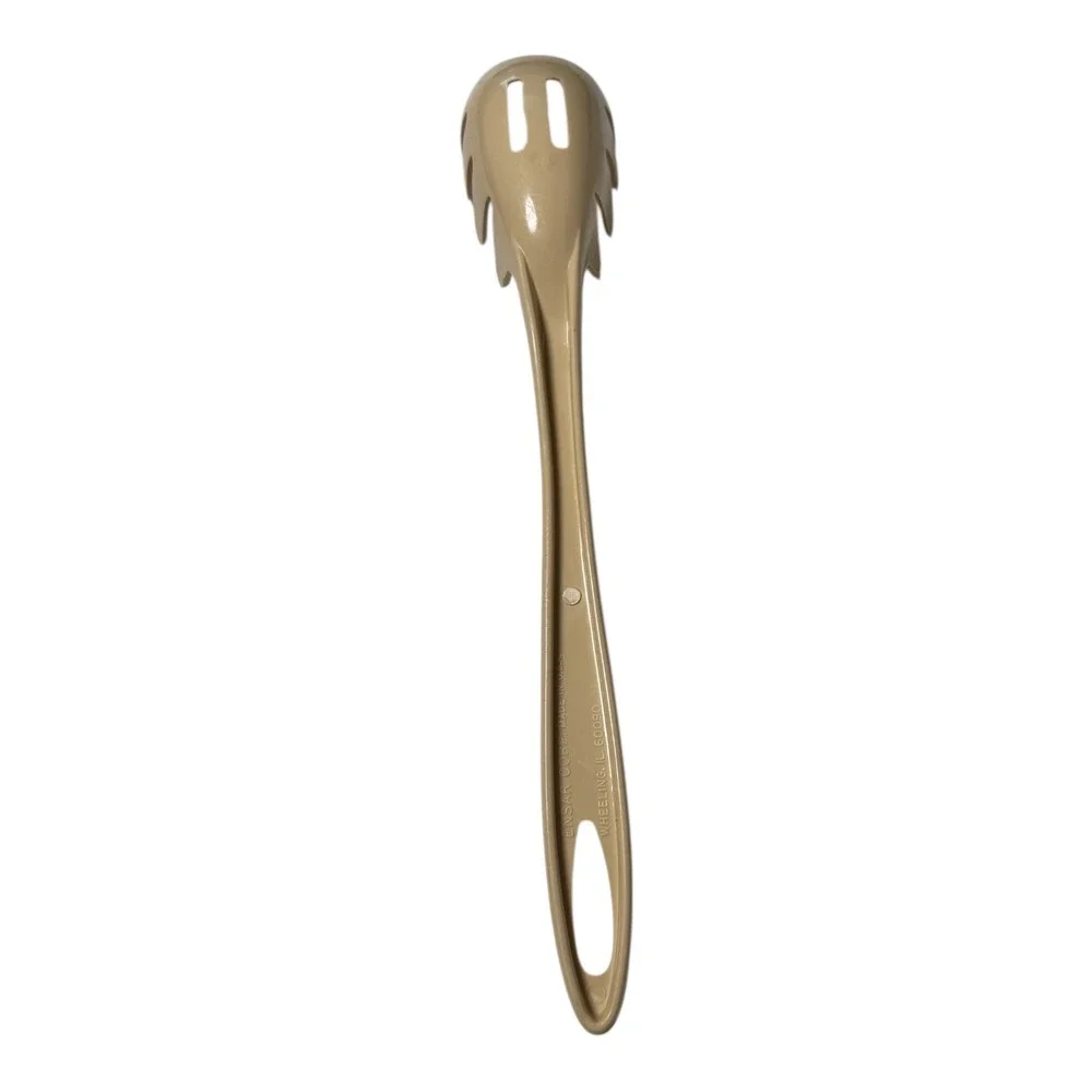 Ensar Corp Spaghetti Server Utensil Beige Plastic Made in USA Kitchen Tool‎